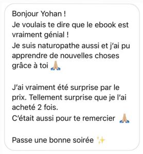 témoignage alimentation saine 9
